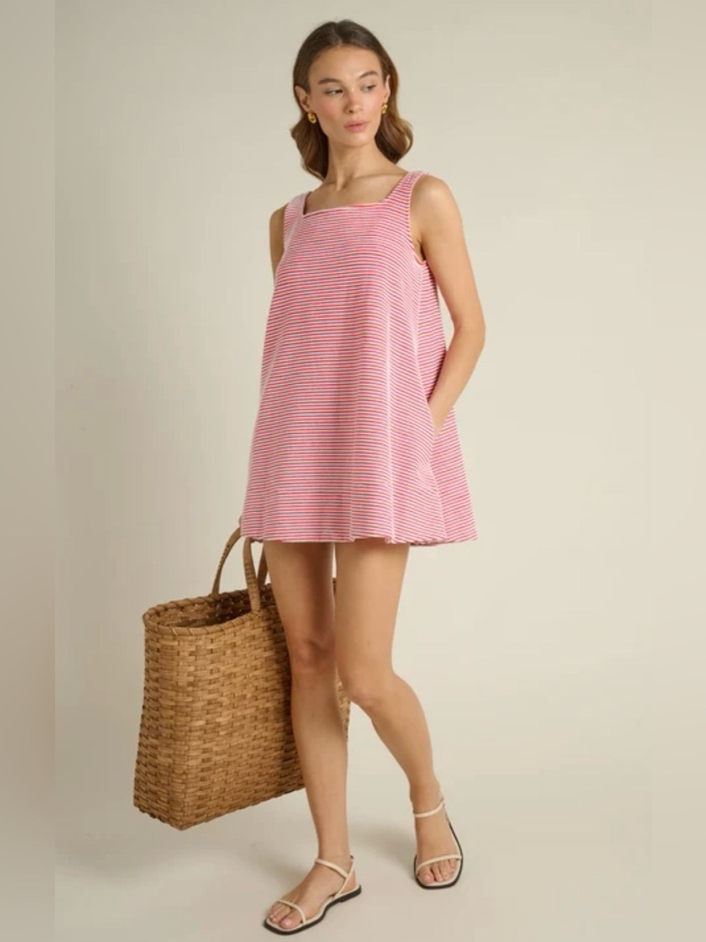 LA MAREGOLD Clara Dress Red size medium EUC